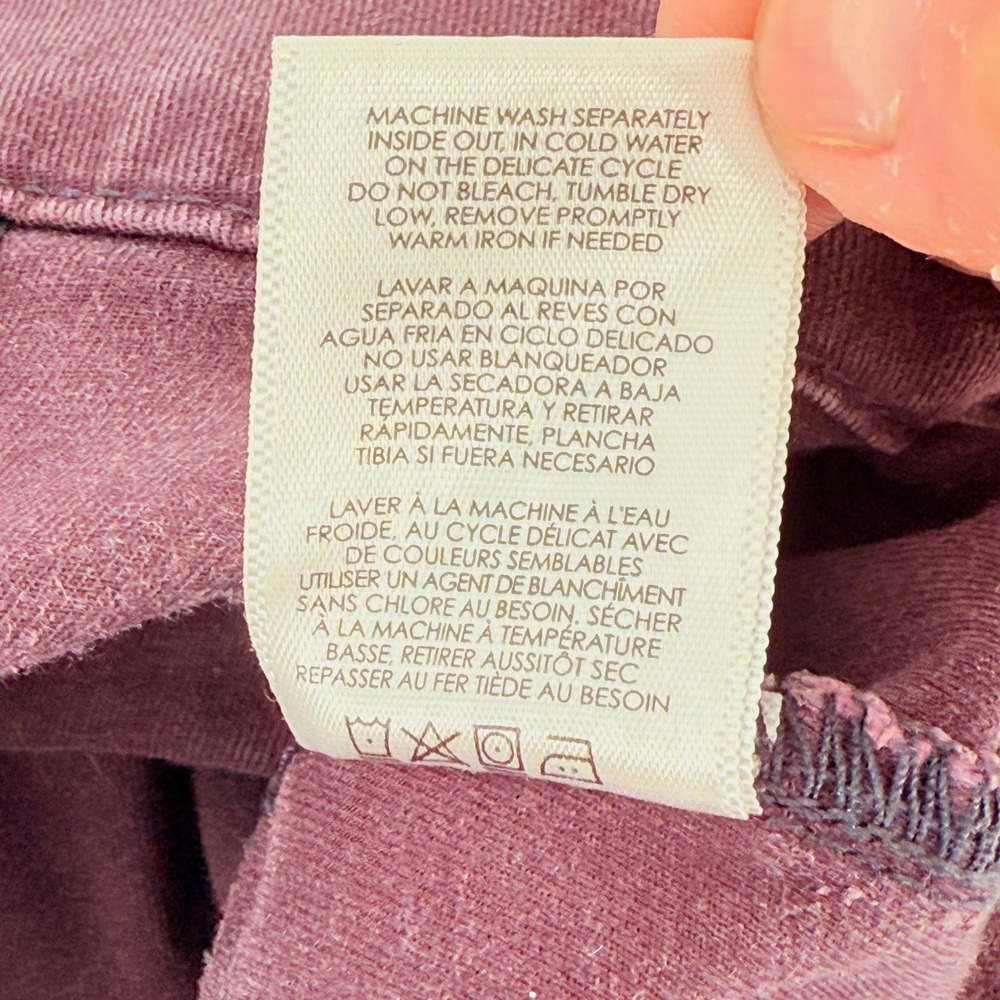 cAbi The‎ Carpenter Pants 3926 Deep Plum Purple Stretch Straight Women Sz 4 - Picture 8 of 10